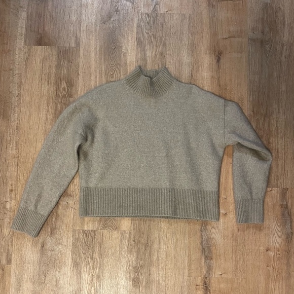 & Other Stories Cropped Mock Neck Sweater - Picture 2 of 9